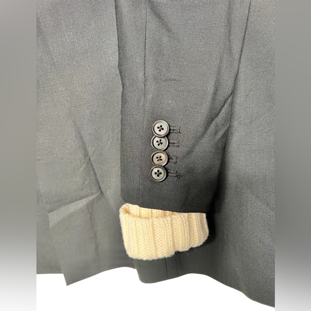 NWOT Veronica Beard Scuba Classic Blazer W Dickey Insert And Cuffs Size 4 - Picture 10 of 12